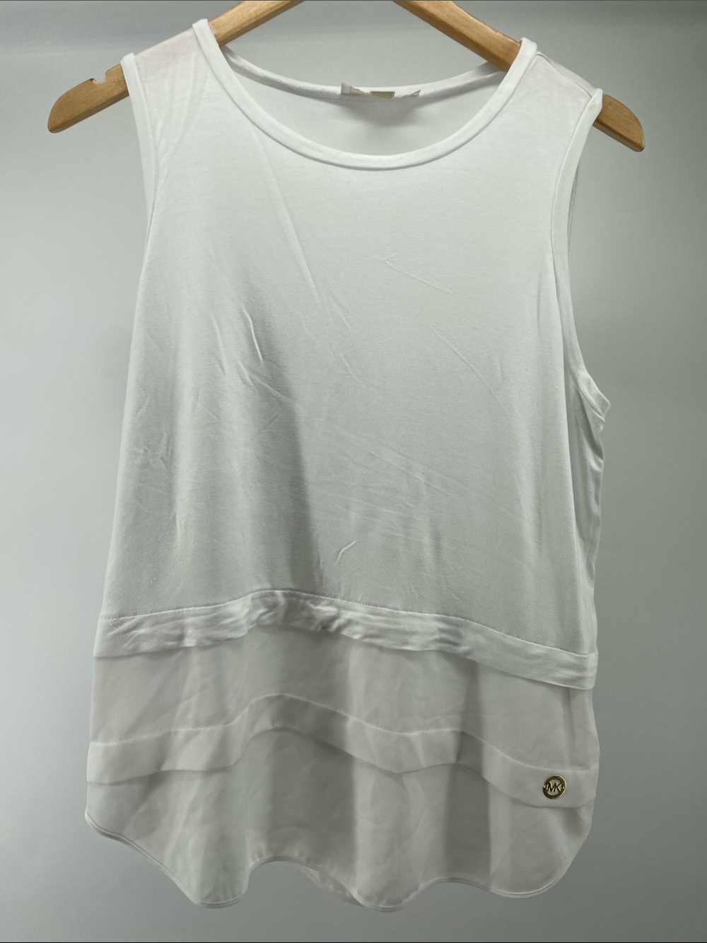 Michael Kors White Sleeveless Tanktop